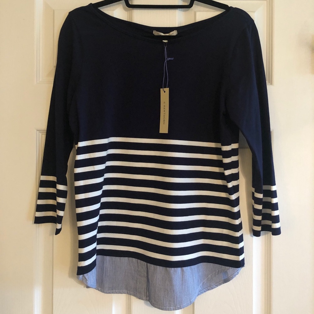 NWT 41 Hawthorn stripped tunic - size S